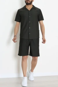 Ottoman Gömlek şort Erkek ikili Takım Koyuhaki - 70942.1937.