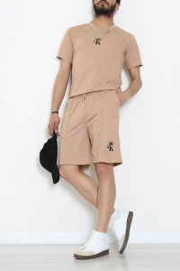İki İplik Erkek Şortlu Takım Camel - 70965.1937.