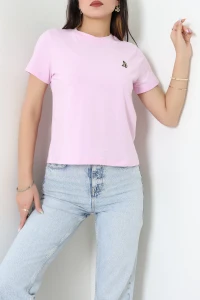 Baskılı Tişört Pembe - 8210.1437.