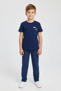5-12 Yaş Süprem Pijama Takımı Lacivert - 52331.1048.