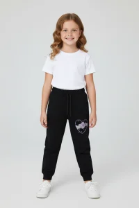 6-9 Yaş 2 İplik Eşofman Altı Siyah - 6260015.1576.