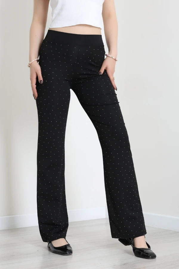 Dalgıç Taşlı Yürüyüş Pantolon Siyah - 44038.1098.