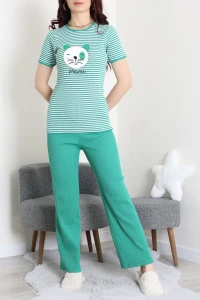 Kaşkorse Pijama Takımı Yeşil - 52221.1567.