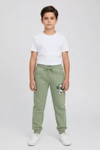 10-13 Yaş 2 İplik Çocuk Eşofman Altı Çağla - 3260013.1576.