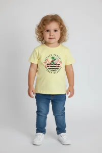 2-5 Yaş Çocuk Tişört Sarıpembe - 5250002.1576.