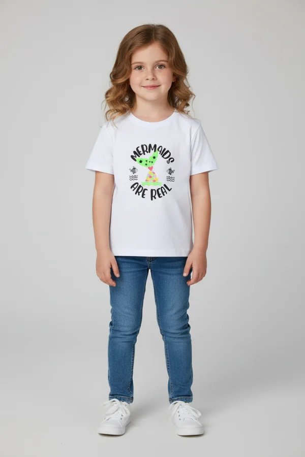 2-5 Yaş Çocuk Tişört Beyaz - 5250175.1576.