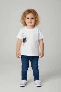 2-5 Yaş Çocuk Tişört Beyaz - 5252078.1576.