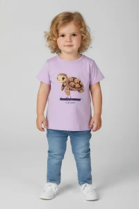 2-5 Yaş Çocuk Tişört Lila - 5254119.1576.