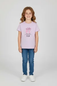 6-9 Yaş Çocuk Tişört Lila - 6250106.1576.