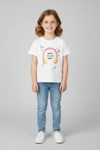 6-9 Yaş Çocuk Tişört Beyaz - 6252041.1576.