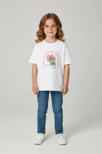 6-9 Yaş Çocuk Tişört Beyaz - 6254190.1576.