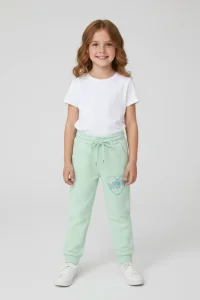 6-9 Yaş 2 İplik Eşofman Altı Suyeşili - 6260015.1576.