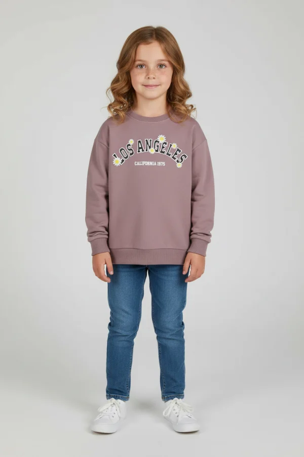 2 İp Şardonlu 6-9 Yaş Sweat Gülkurusu - 6264149.1576.