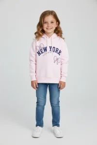 2 İplik Şardonsuz Penye Sweat 6-9 Yaş Pembe - 6264210.1576.