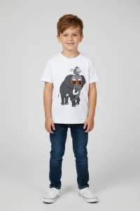 2-5 Yaş Çocuk Tişört Beyaz - 125846.1576.