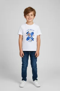 6-9 Yaş Çocuk Tişört Beyaz - 2250203.1576.