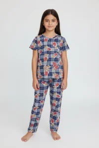 5-12 Yaş Süprem Çoçuk Pijama Takımı Lacikareli - 402.1287.