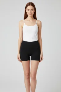 Lazer Kesim Silikonlu İz Yapmayan Korse Siyah - 5201.1783.