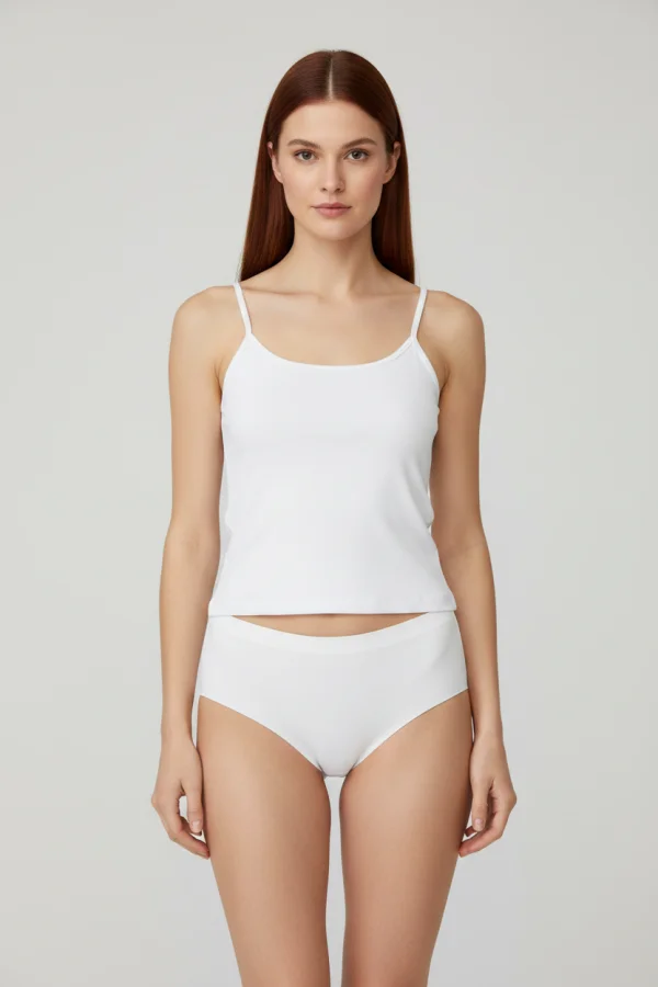 Lazer Kesim Bikini Külot Beyaz - 5206.1783.