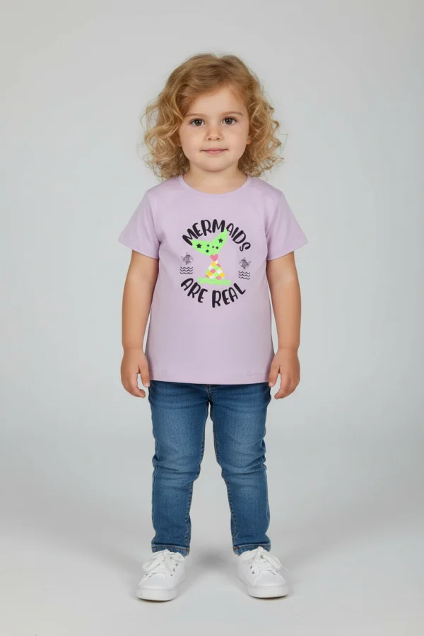 2-5 Yaş Çocuk Tişört Lila - 5250175.1576.