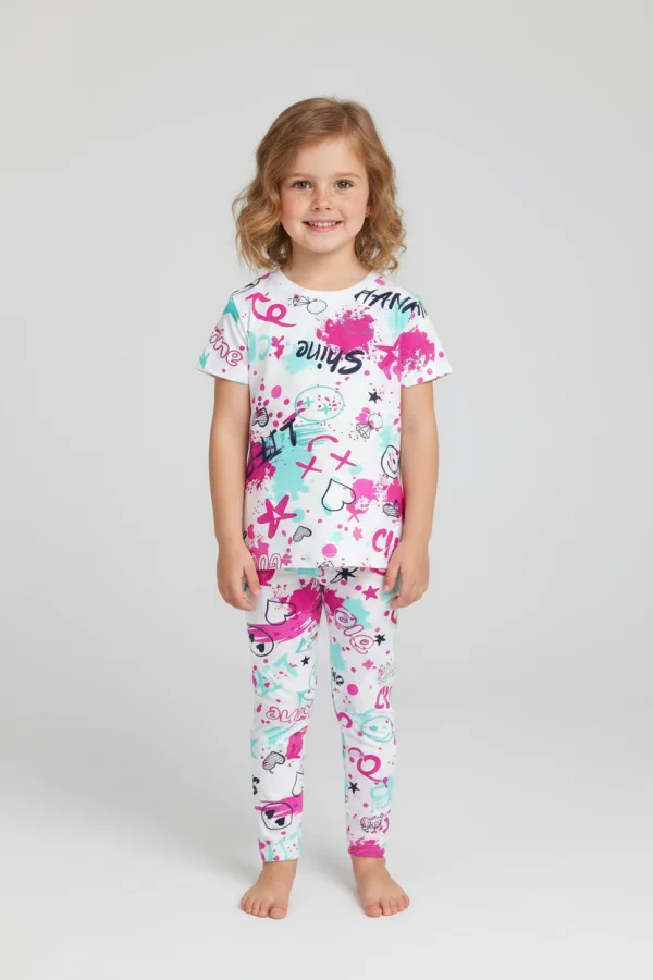 4-10 Yaş Süprem Çocuk Takımı Beyazpembe - 55194.1776.