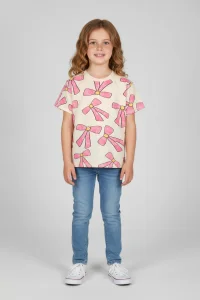 6-9 Yaş Kız Çocuk Tişört Bej - 625775.1576.