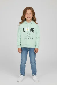 2 İp Şardonsuz Penye Sweat 5-8 Yaş Mint - 6264271.1576.