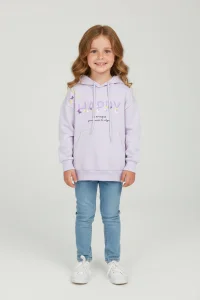 2 İplik Şardonsuz Penye Sweat Lila - 6264272.1576.