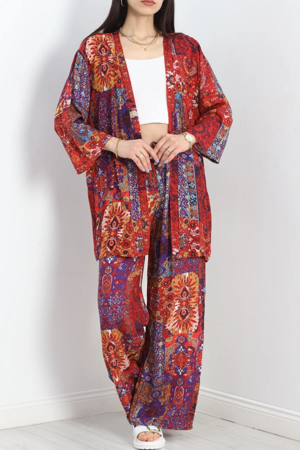Kimono Takım Bordo - 10553.1095.