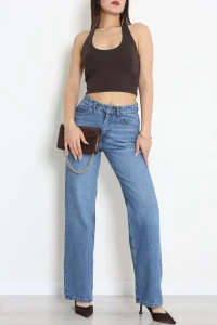 Palazzo Kot Pantolon Açıkmavi - 31904.1566.