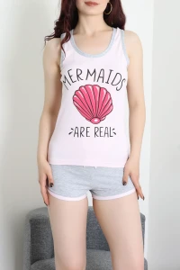Şortlu Pijama Takımı Pembefuşya - 52357.2161.