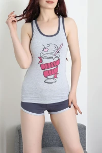 Şortlu Pijama Takımı Gripudrafuşya - 52357.2161.