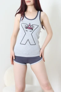 Şortlu Pijama Takımı Grifuşya - 53504.2161.