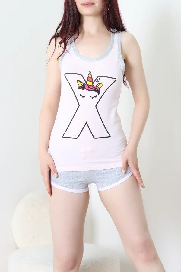 Şortlu Pijama Takımı Pembesiyah - 53504.2161.
