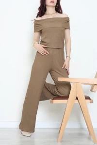 Madonna Yaka Bürümcük Takım Camel - 55129.599.