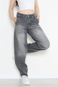 Yan Cep Baggy Kot Pantolon Füme - 32876.2059.