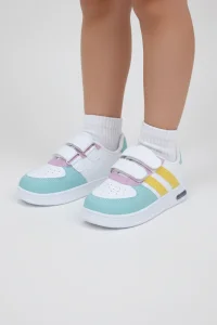 Işıklı Çocuk Spor Ayakkabı Beyazyeşil - 32011.264.