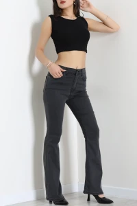 İspanyol Kot Pantolon Koyugri - 31397.2088.