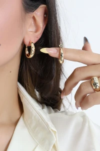 Halka Küpe Gold - 32803.2063.