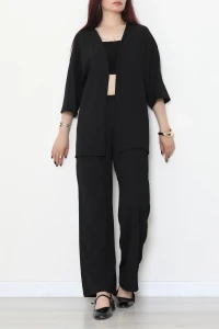Kimono Bürümcük Takım Siyah - 55128.599.