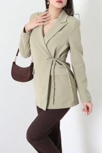 Astarlı Blazer Ceket Yeşil - 32931.1991.
