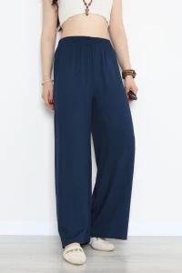 Beli Lastikli Viskon Pantolon Lacivert - 71679.1992.