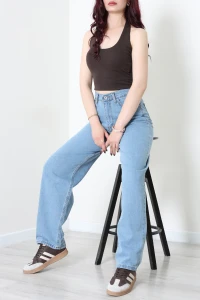 Baggy Kot Pantolon Açıkmavi - 55595.2088.