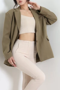 Astarlı Blazer Ceket Yeşil - 32943.1991.