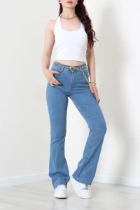 İspanyol Paça Kot Pantolon Klasikmavi - 32994.2088.