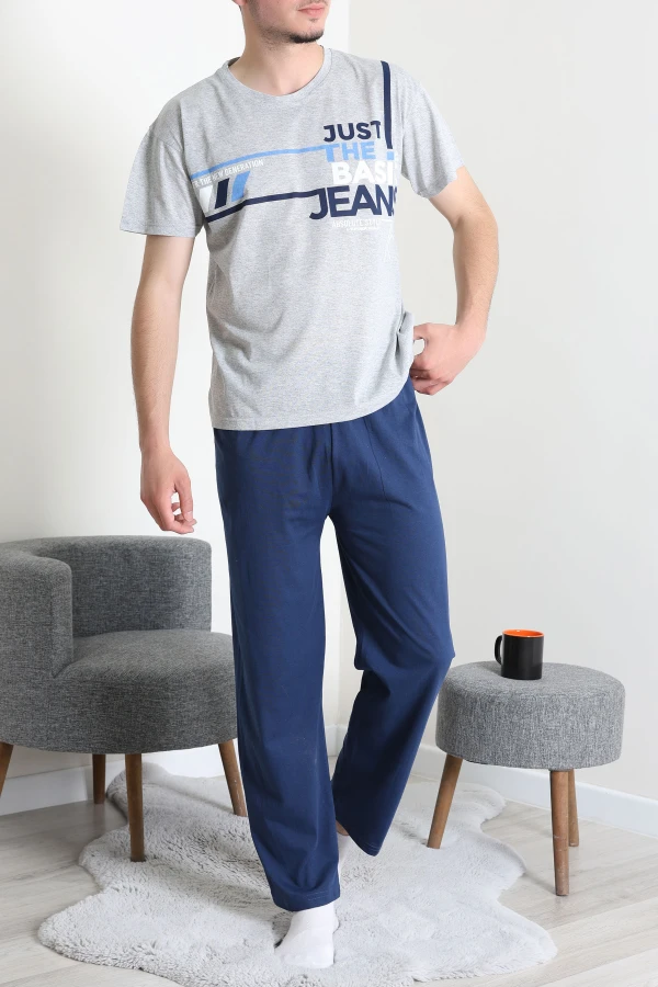 Süprem Erkek Pijama Takımı Grimavi - 42790.1838.