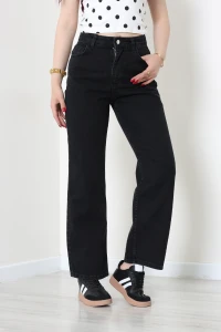 Straight Kot Pantolon Siyah - 44052.1590.