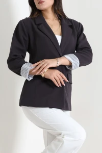 Astarlı Blazer Ceket Füme - 8797.179.