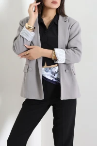 Blazer Ceket Gri - 8797.179.