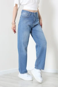 Straight Kot Pantolon Açıkmavi - 31822.2059.